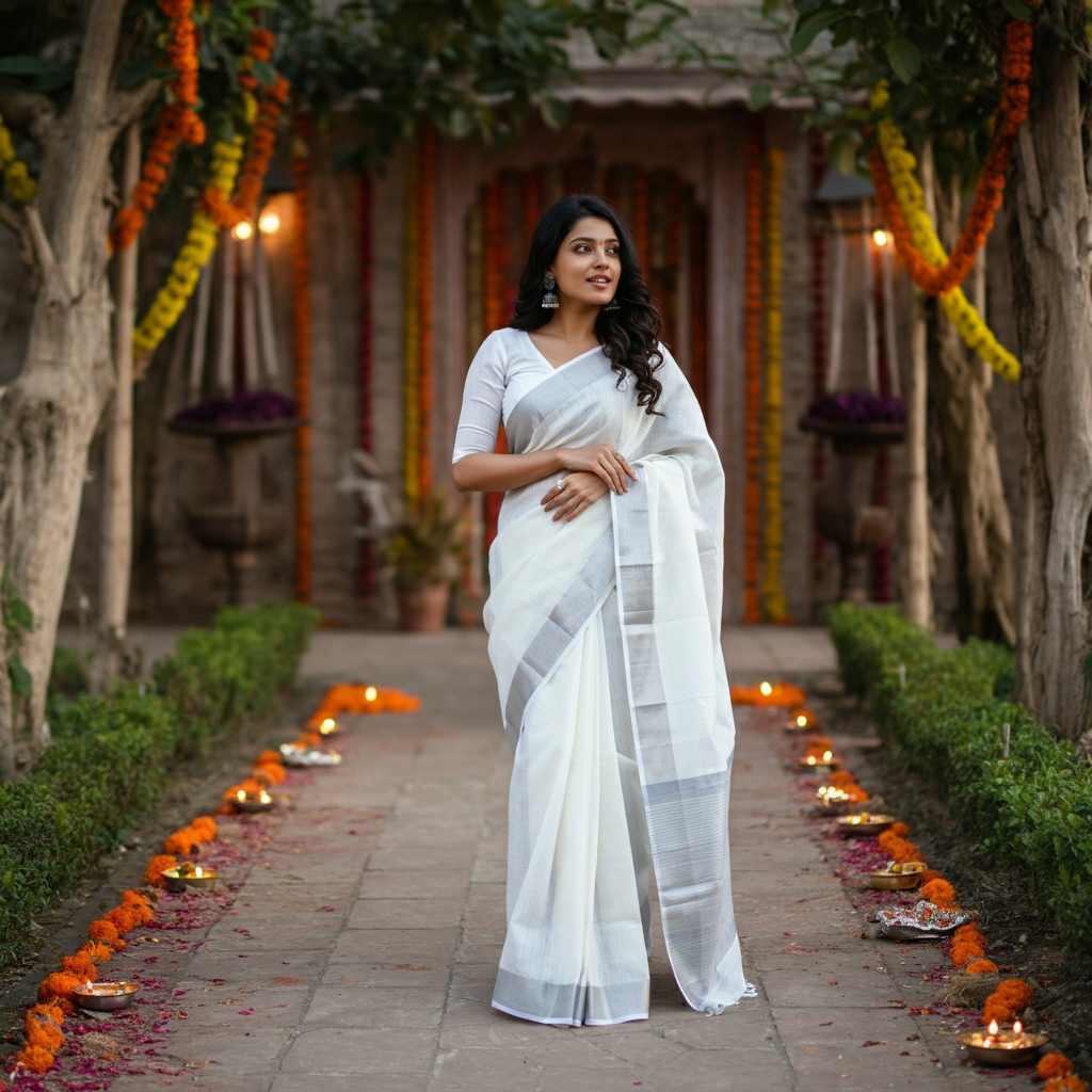 White Saree