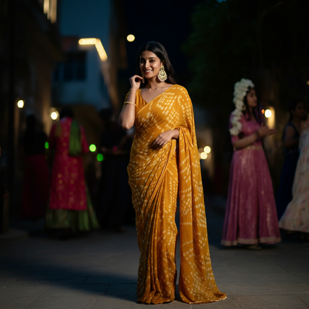 Yellow Saree