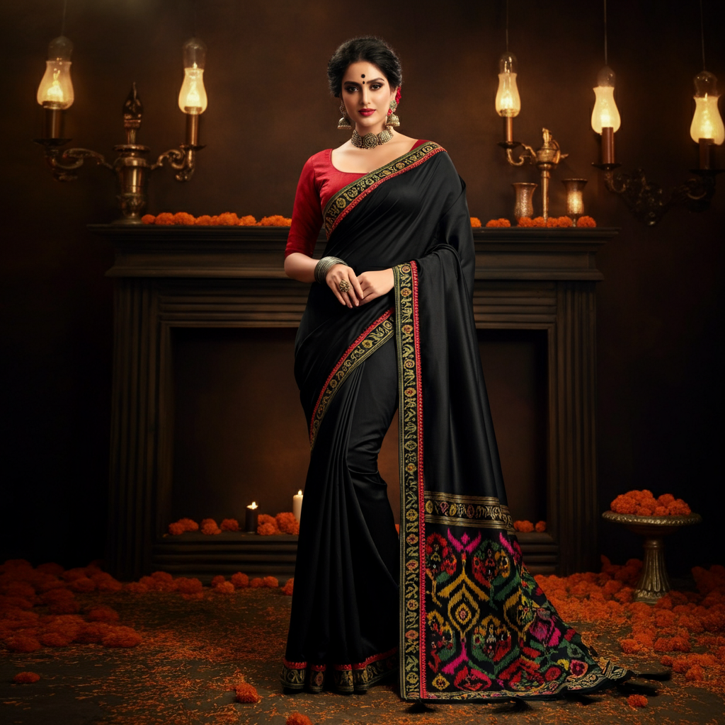 Black Saree
