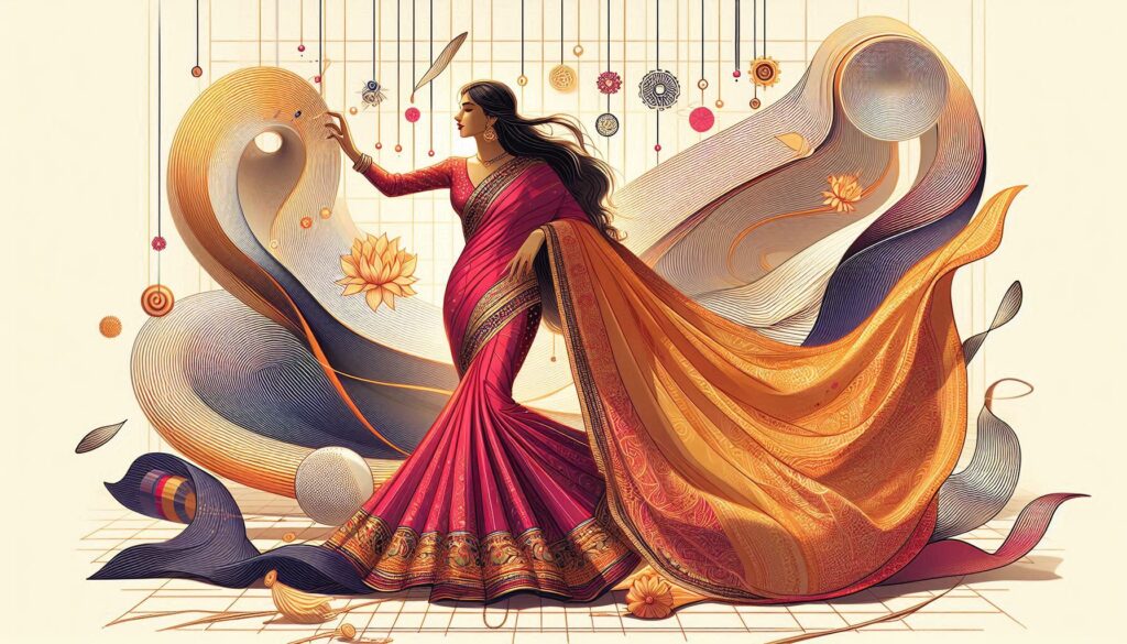 The Physics of Saree Draping: Why Some Fabrics Flow Better