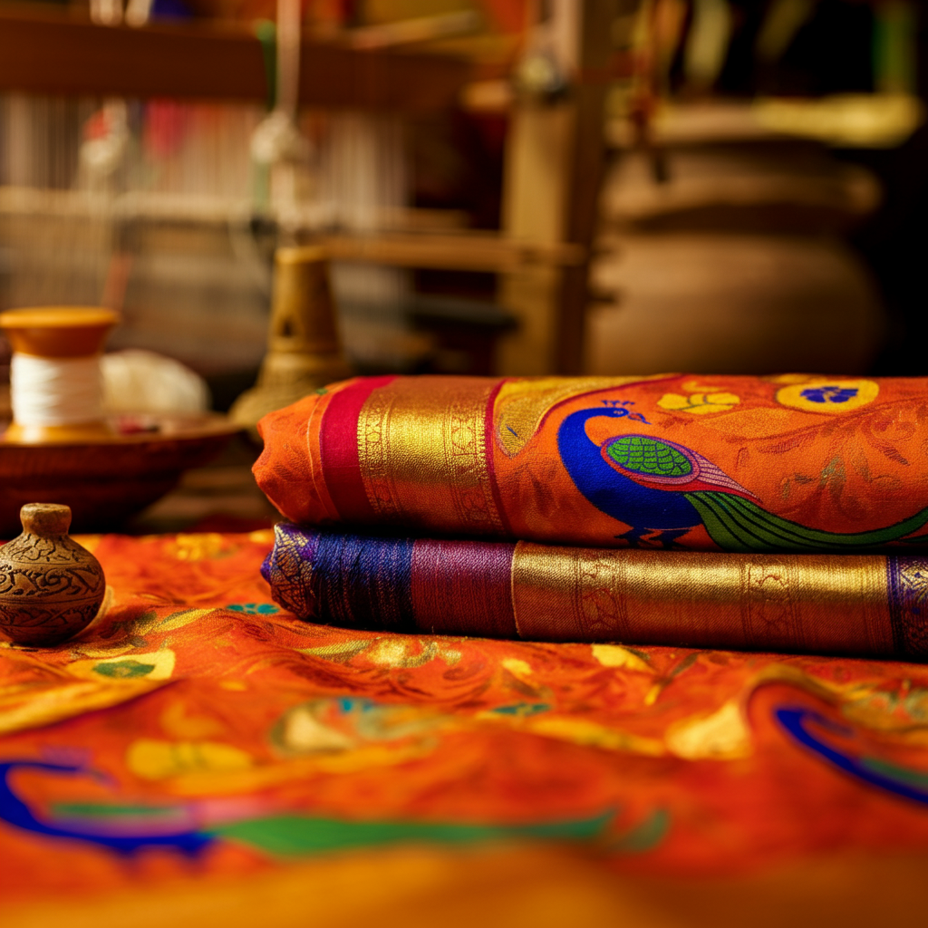 history of Paithani saree