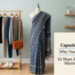 Capsule Wardrobe: Why One Indigo Bagru Saree is a Must-Have for Every Minimalist Closet